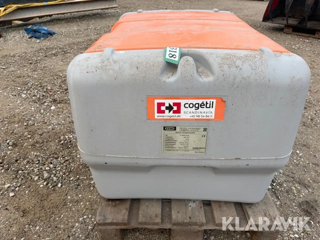 Billede 7 - Mobil tank Cemo 440 L