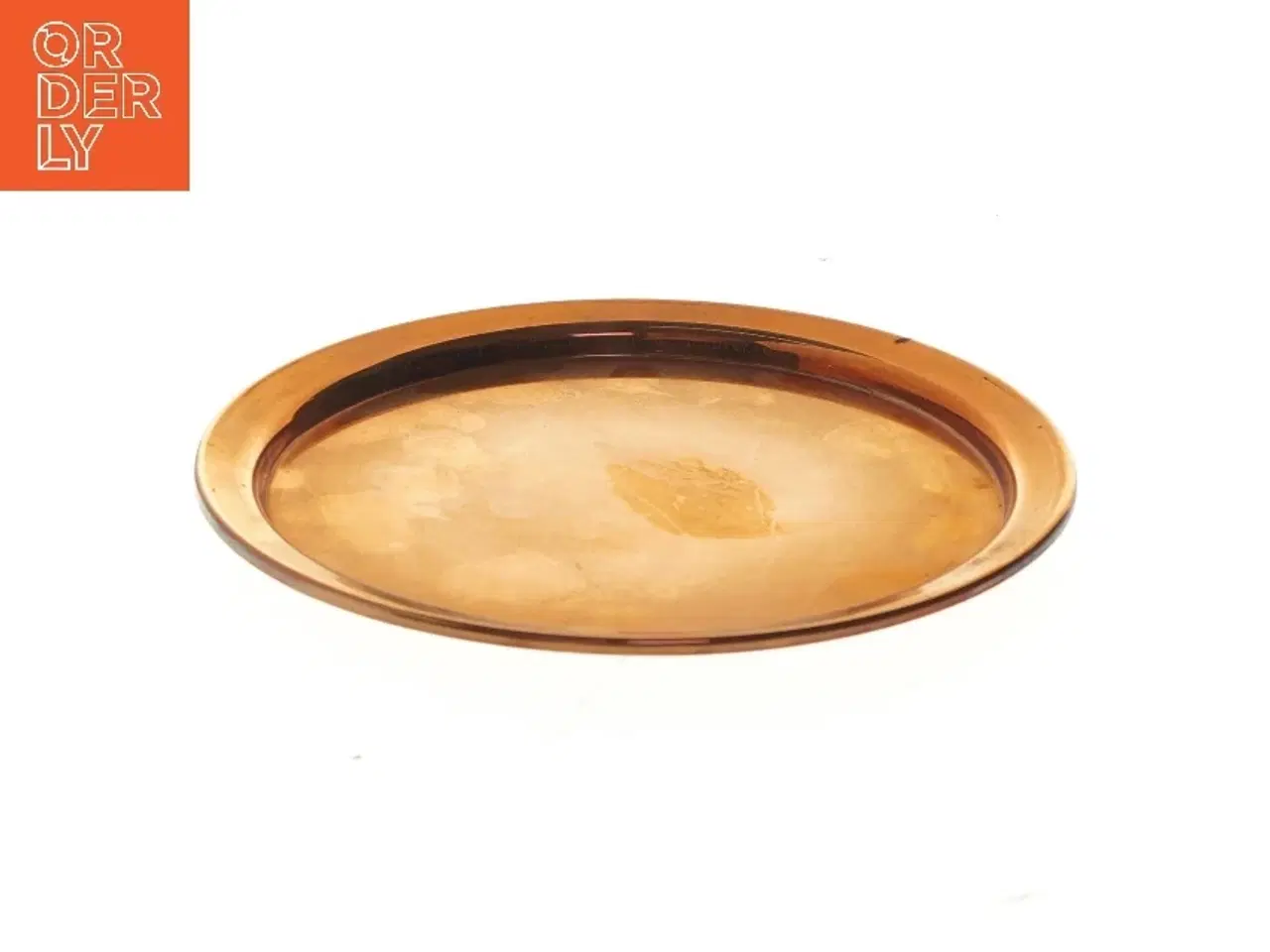 Billede 3 - Rundt dekorativt fad (str. Ø 21 cm)