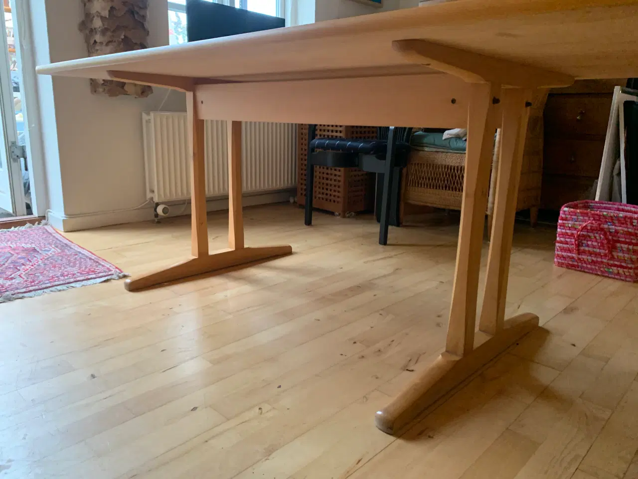 Billede 1 - Spisebord i bøgefiner design Børge Mogensen sælges