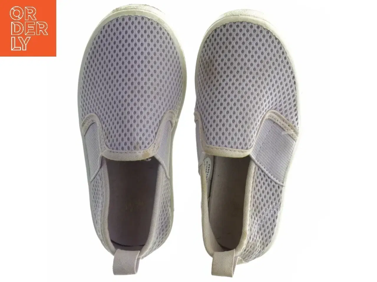 Billede 1 - Brugte grå slip-on sko