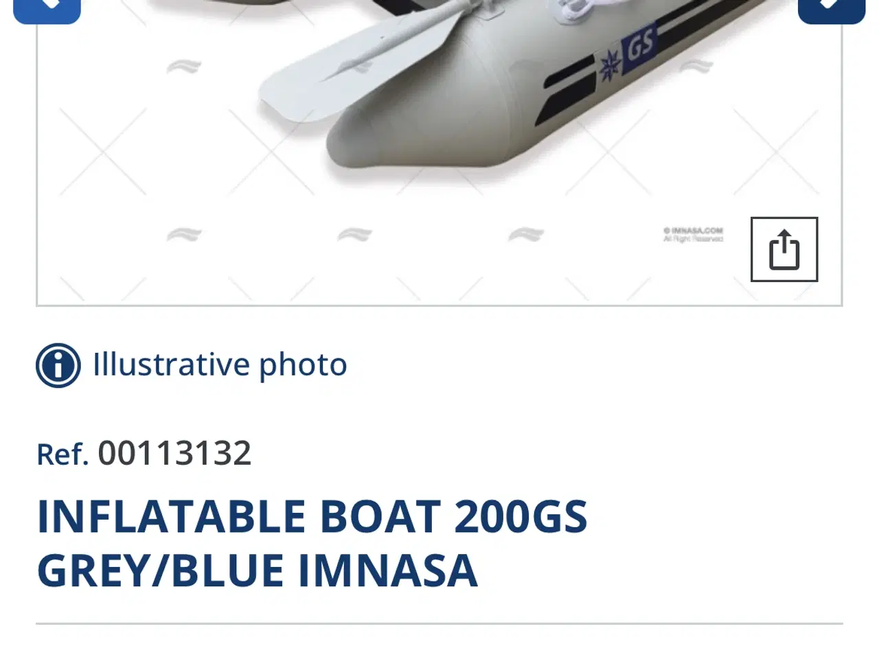 Billede 1 - Imnasa gummibåd 200 cm