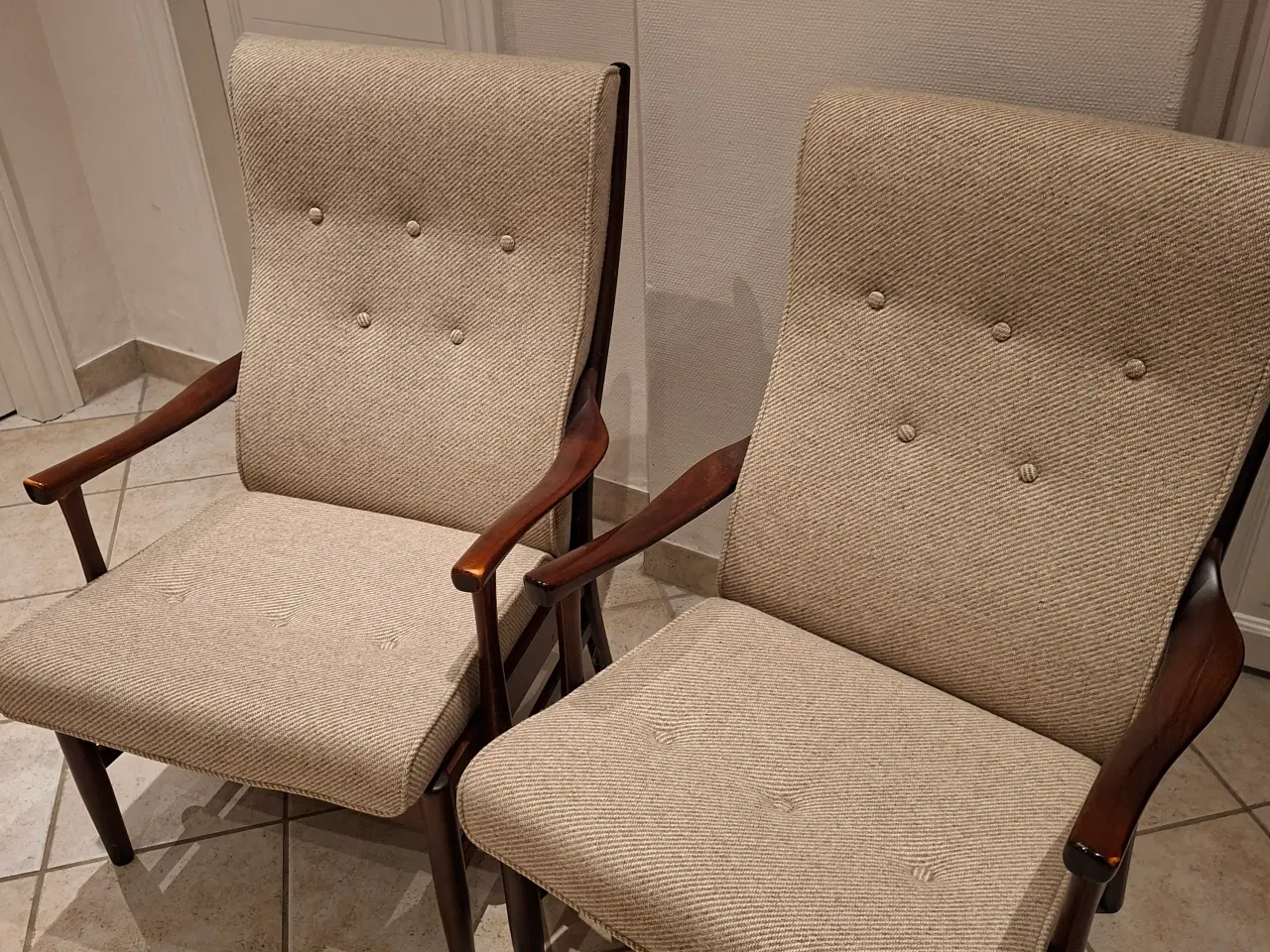 Billede 7 - 2 stk. Farstrup Vintage med 100% uldstof