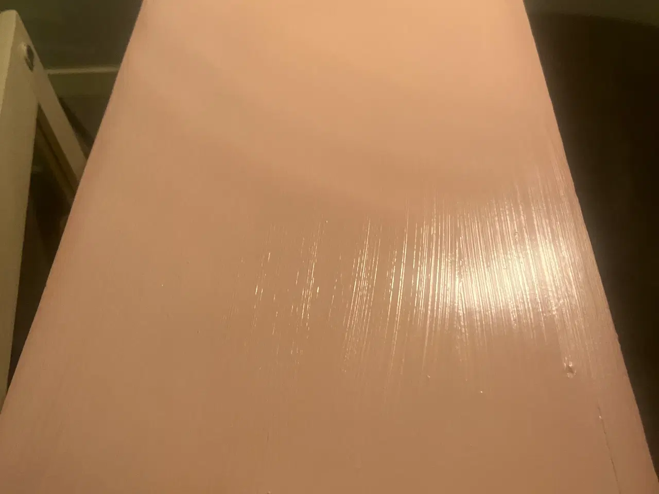 Billede 2 - Vægskab / vitrineskab – lyserød & creme