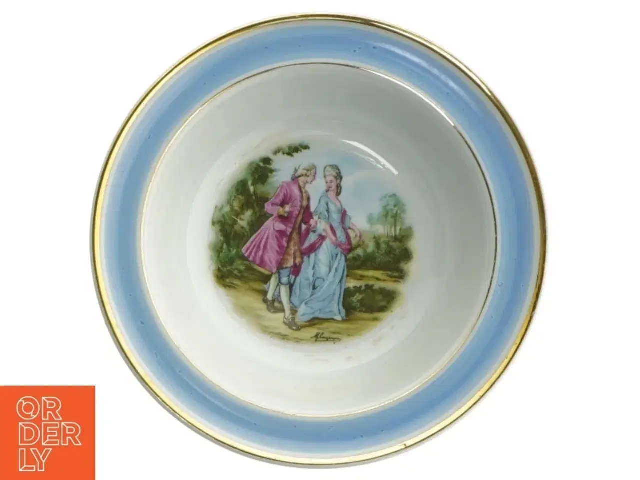 Billede 7 - Dekorative platter med rokokomotiver fra Arabia (str. Ø. 17. cm. 6 styk)