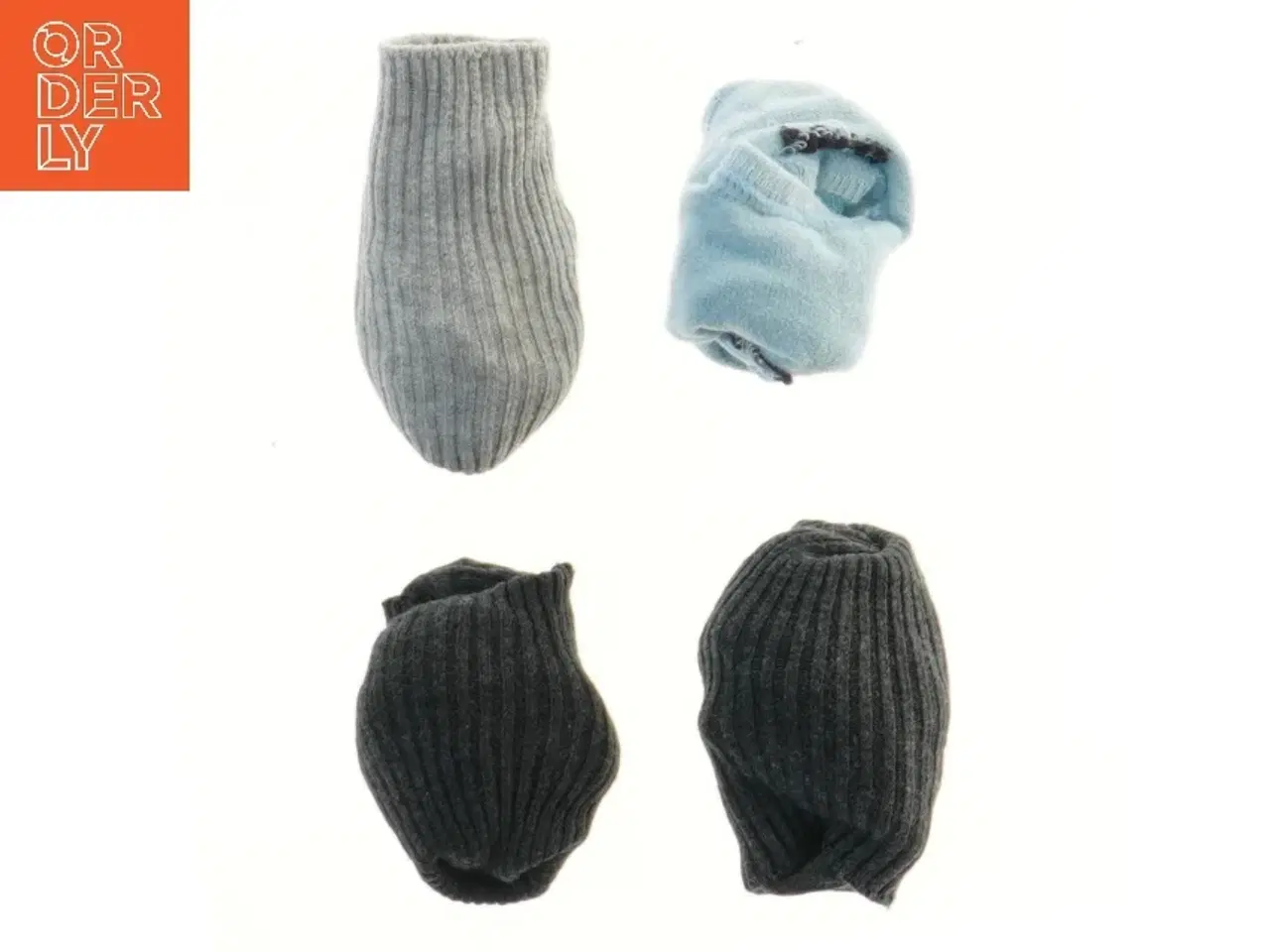 Billede 2 - Børnestrømper, 4 par (str. 4 stk fod 13 cm)