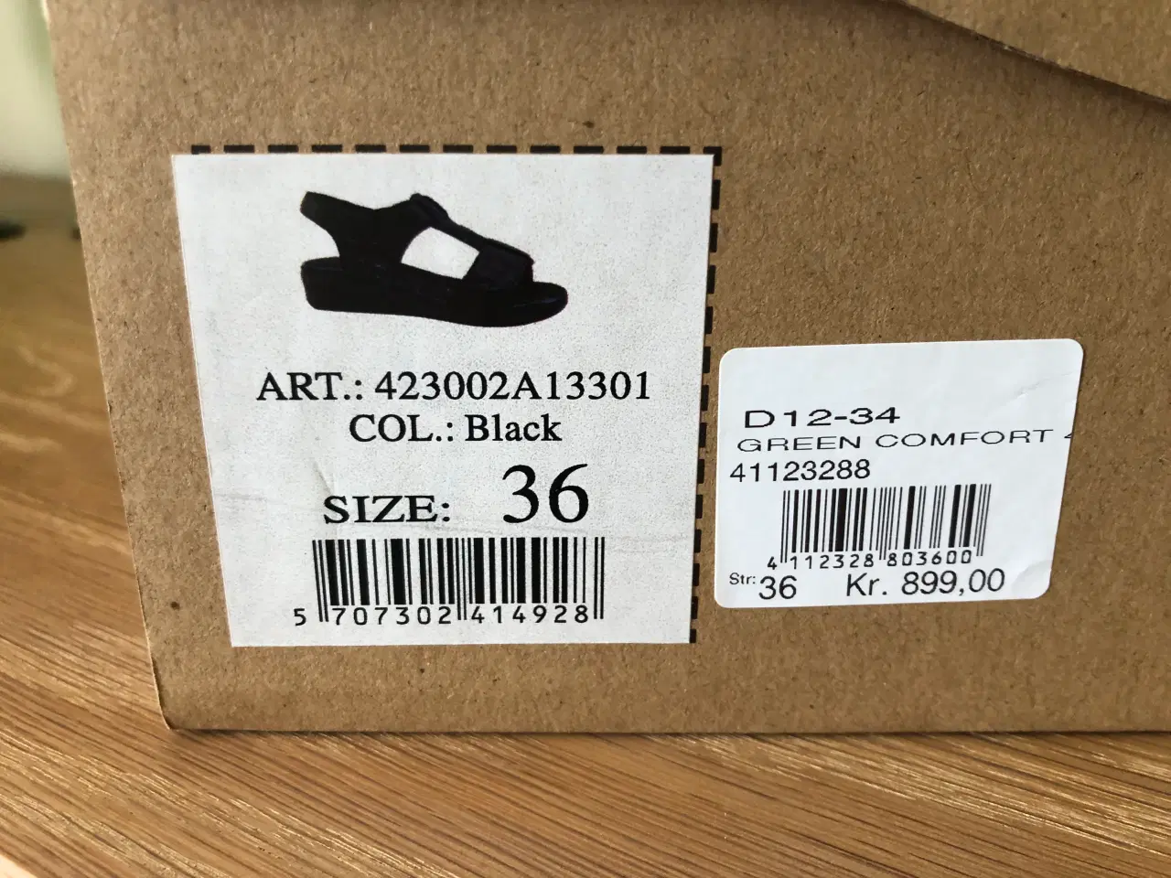 Billede 6 - Sorte sandaler fra Green Comfort plus