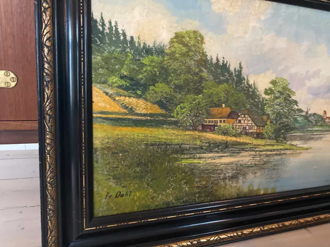 Billede 6 - Fr. Dahl landskabsmaleri 
