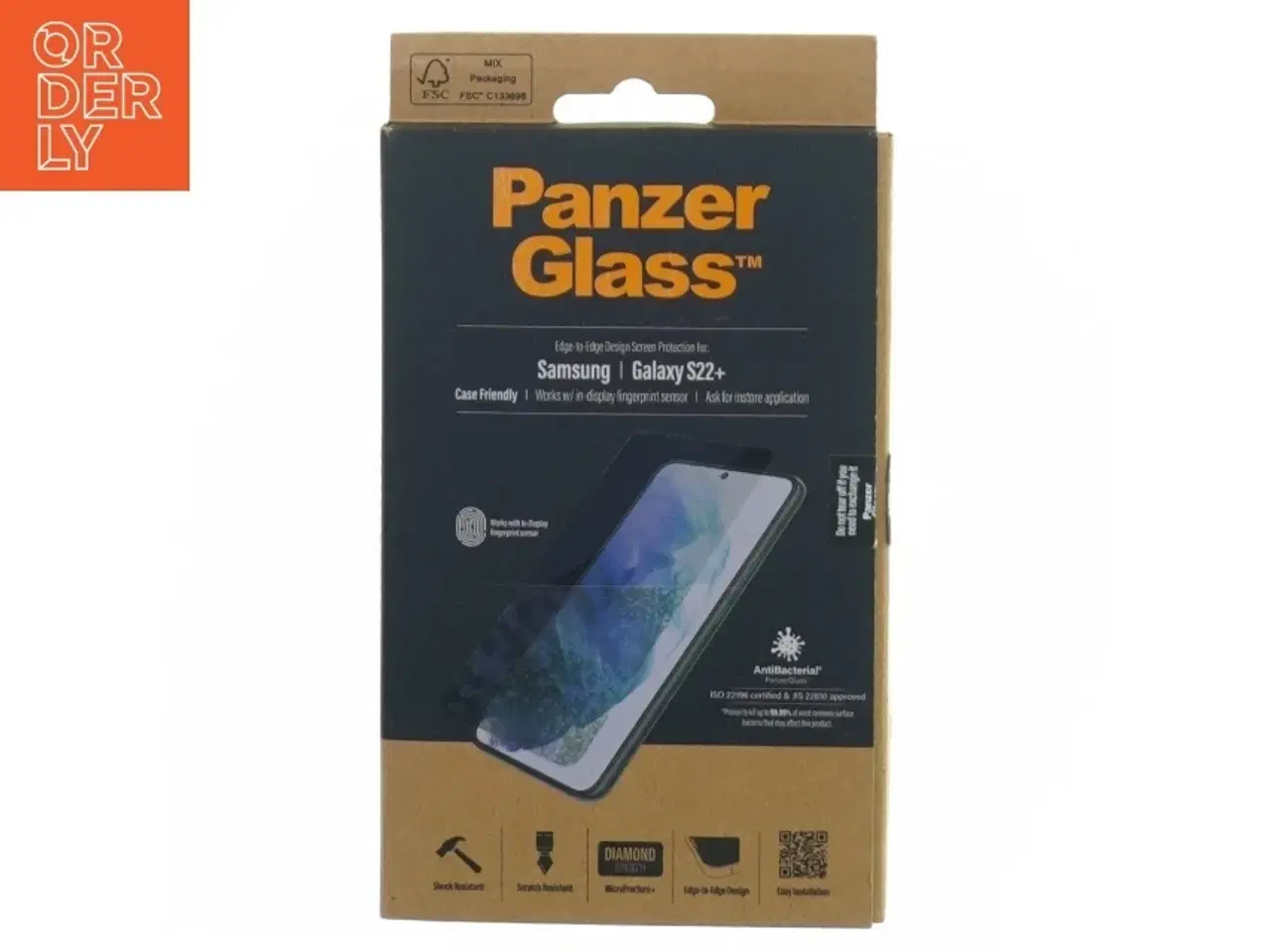 Billede 1 - PanzerGlass skærmbeskyttelse til Samsung Galaxy s22+  (str. 20 x 11 cm)