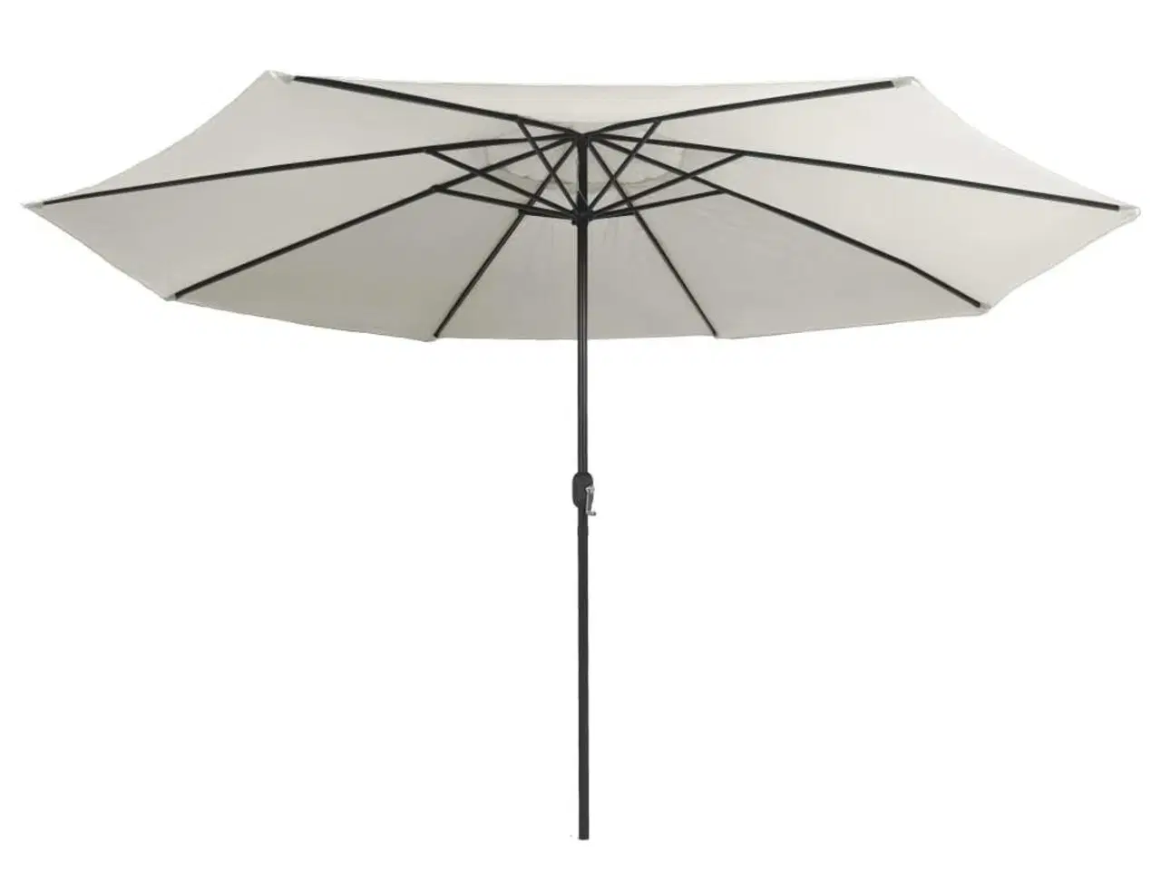 Billede 4 - Udendørs parasol med metalstang 400 cm sandfarvet
