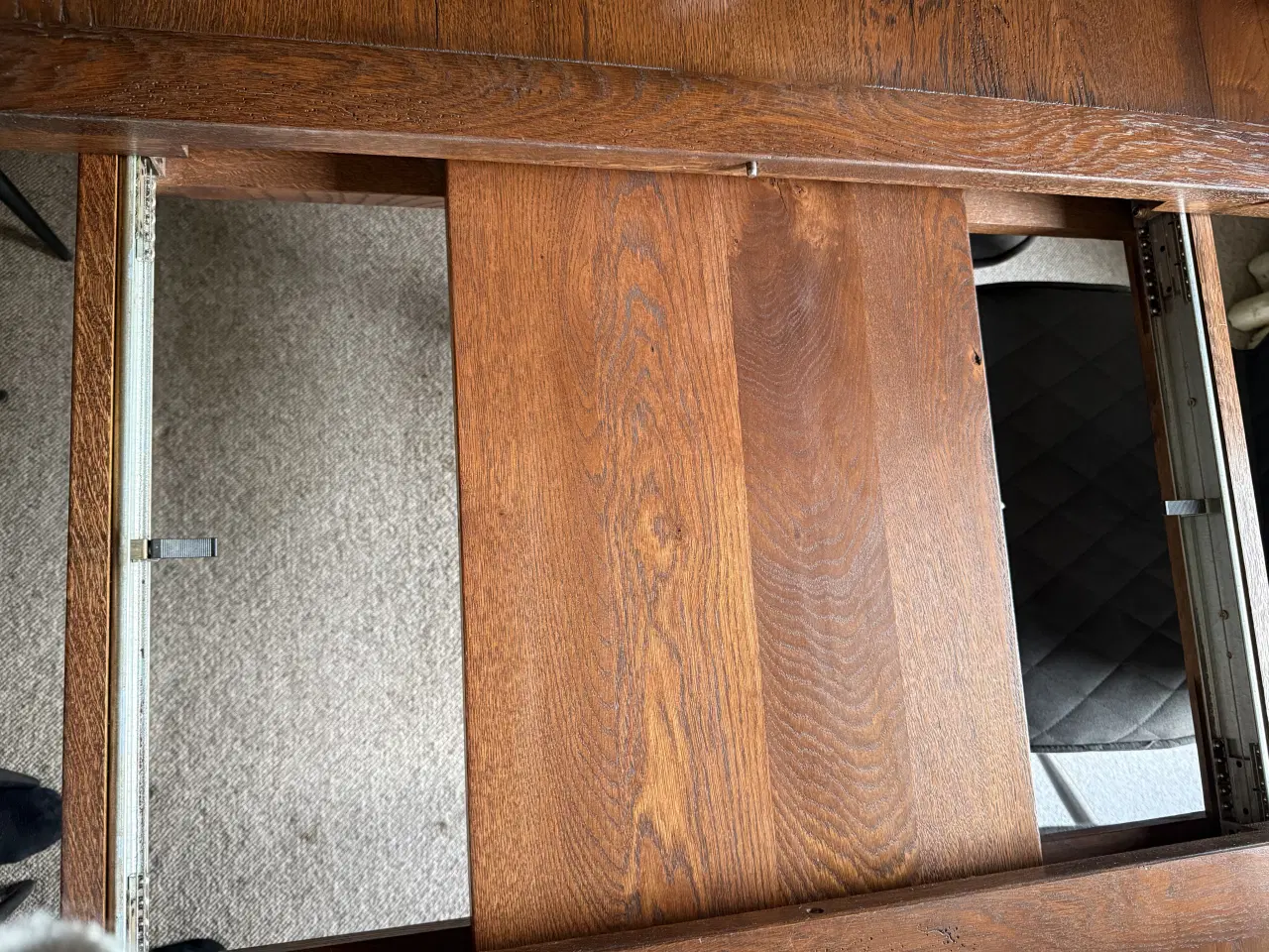 Billede 3 - Autentisk og flot fransk egetræsbord