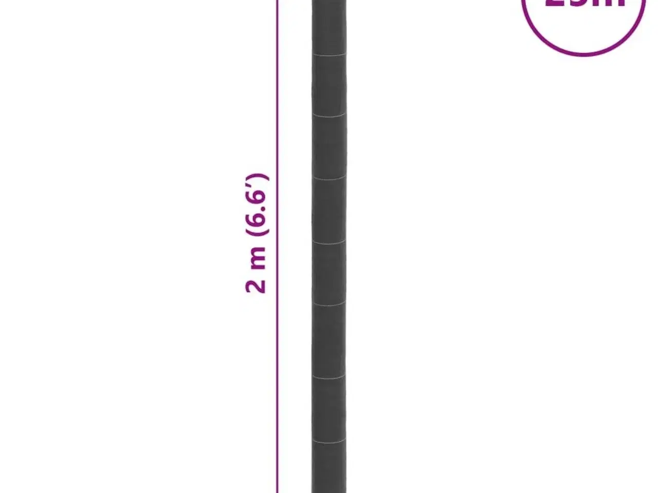 Billede 8 - Ukrudtsdug 2x25 m PP sort