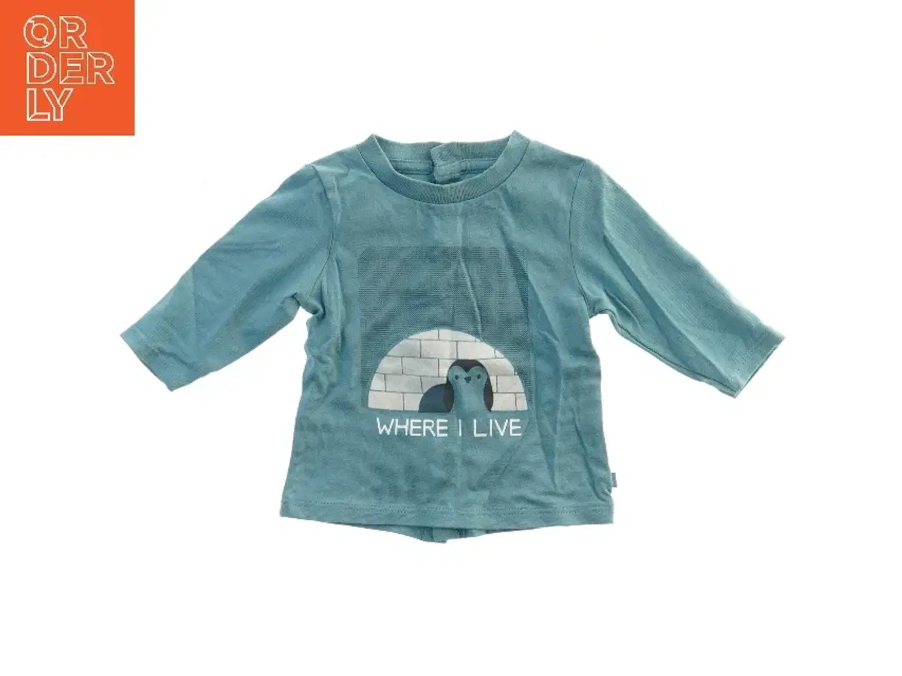 Billede 2 - Langærmet bluse med tryk fra Obaïbi (str. 62)