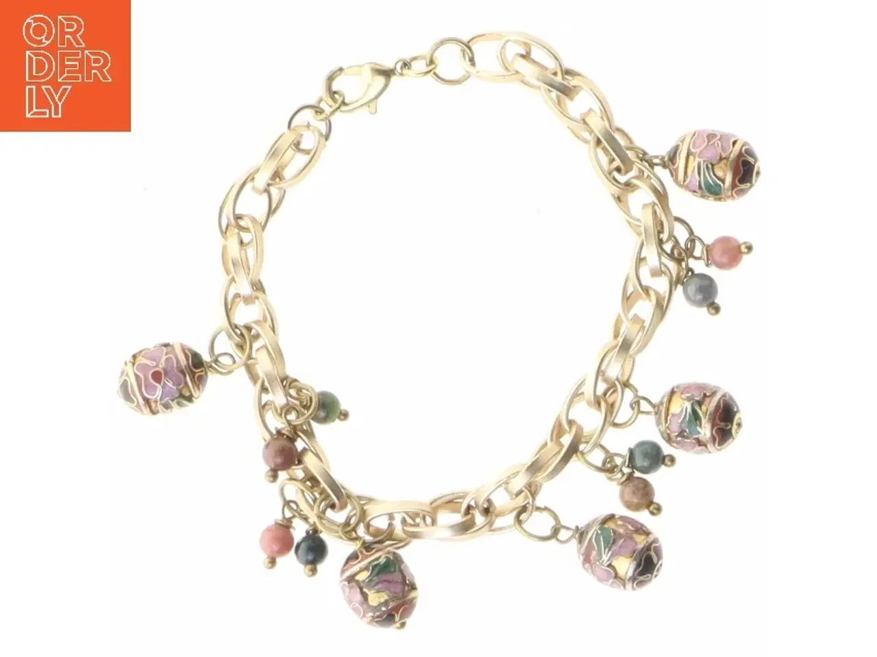 Billede 2 - Armbånd med vedhæng (str. 18 cm)