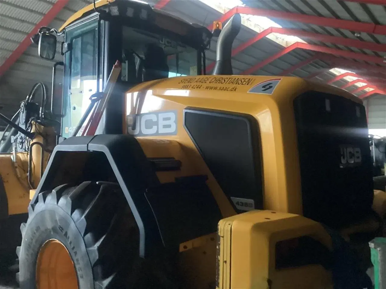 Billede 3 - JCB 435S Agri med vægt og centralsmøring