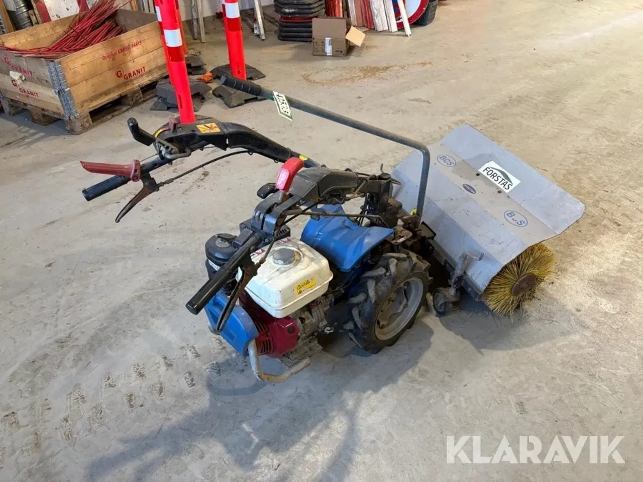 Billede 5 - 2-hjulet traktor BCS MC 728 med fejekost