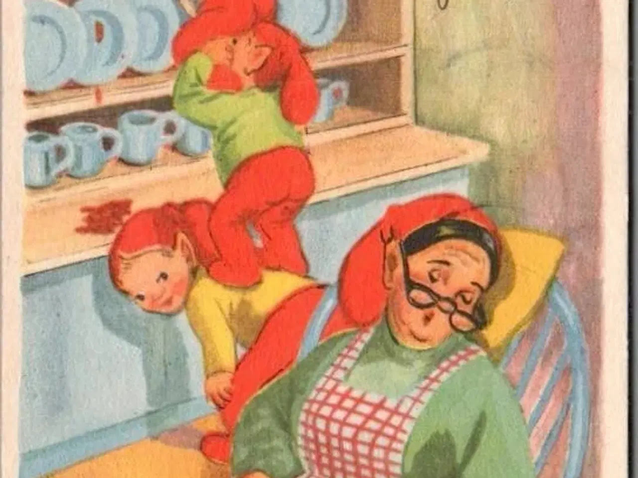 Billede 1 - Illa - Glædelig Jul - Eneret Serie 261 - Postkort -  Brugt