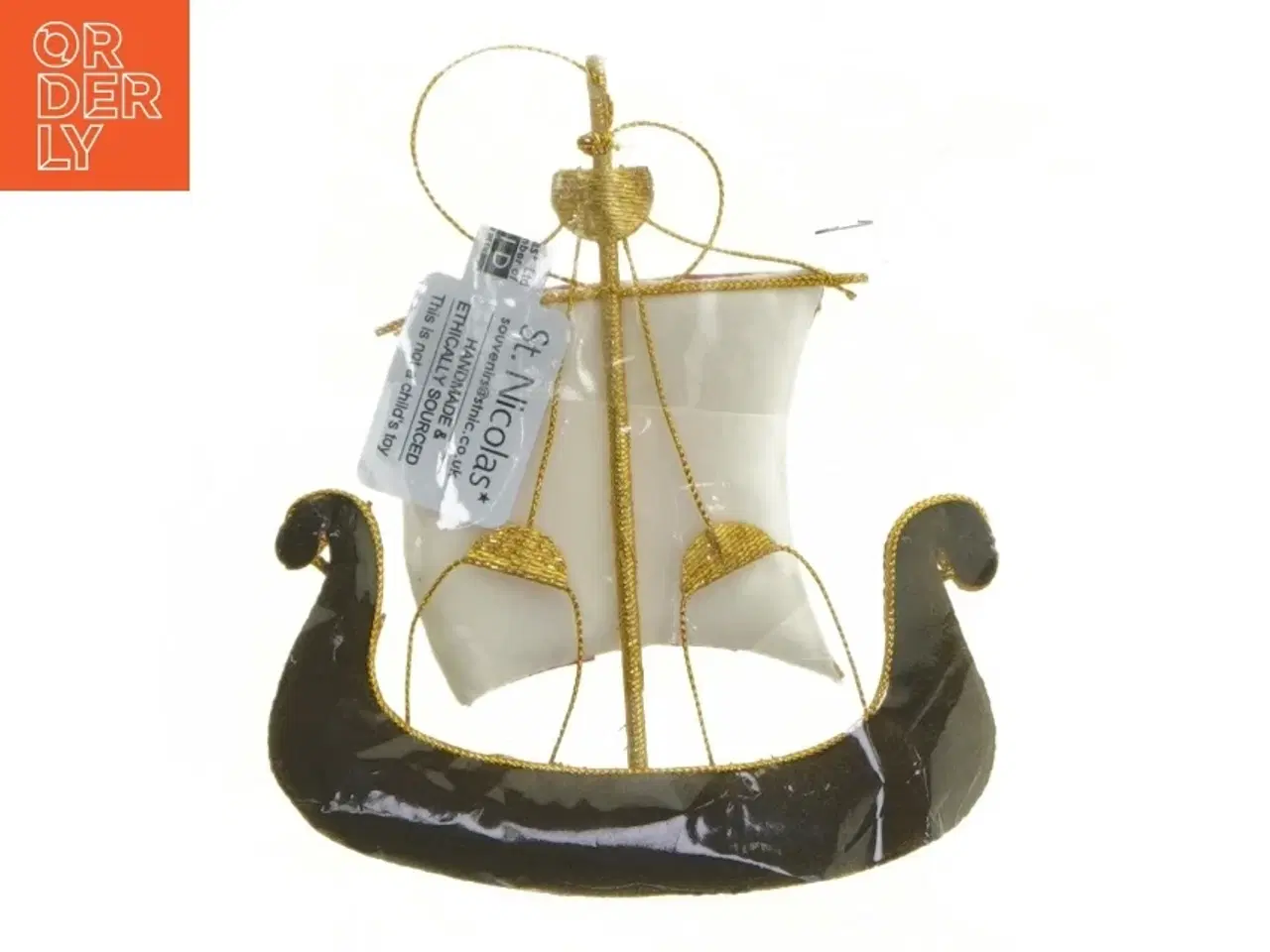 Billede 2 - Vikingeskibs juledekoration (str. 11,5 cm)
