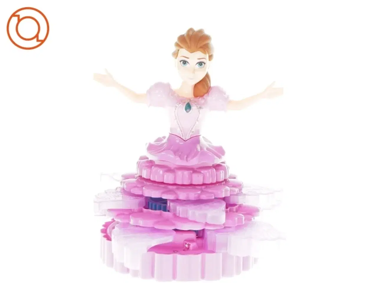 Billede 2 - Prinsesse med udtrækkelig kjole på hjul