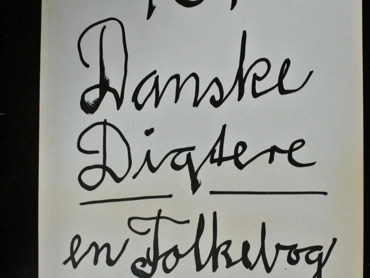 Billede 1 - 101 danske digtere - en folkebog, red. af christia