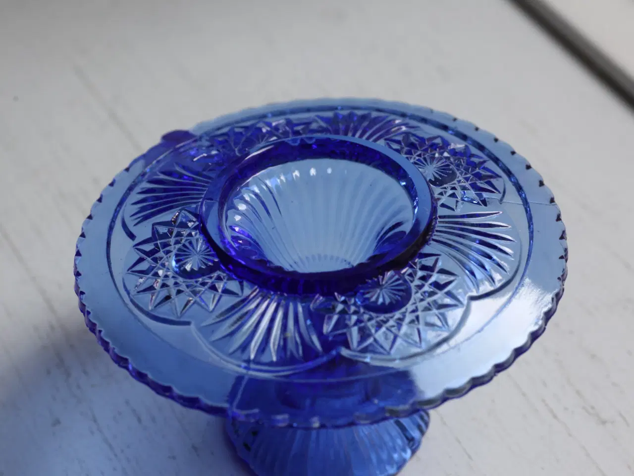 Billede 6 - Smuk kammerlysestage Fyens Glasværk