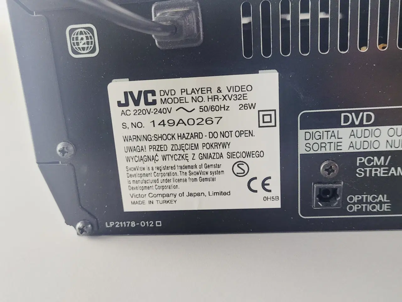 Billede 7 - ⭐️· Defekt: JVC HR-XV32E DVD/VHS Combo Afspiller 