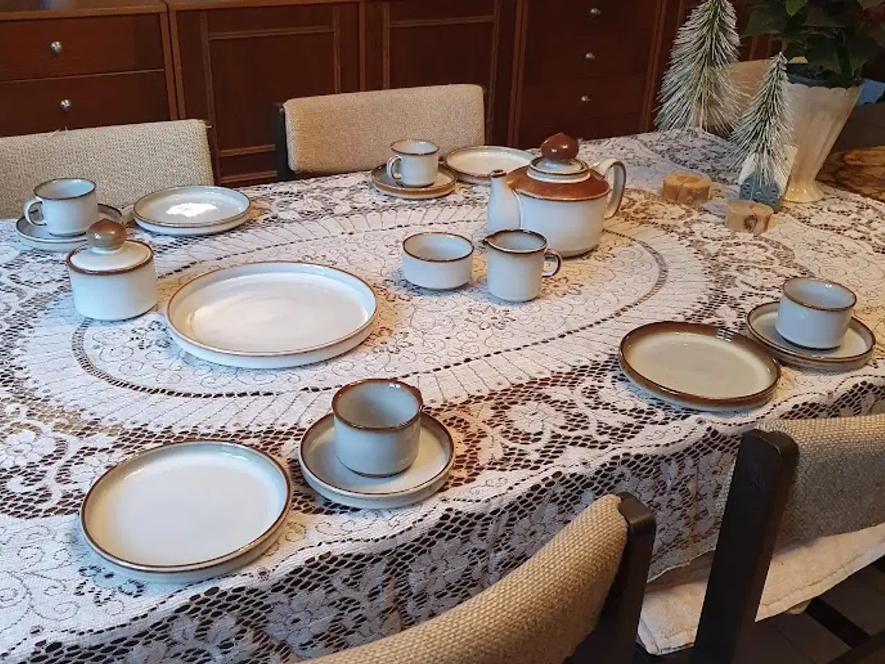 Billede 1 - Søholm Keramik kaffestel mrk. Sonja