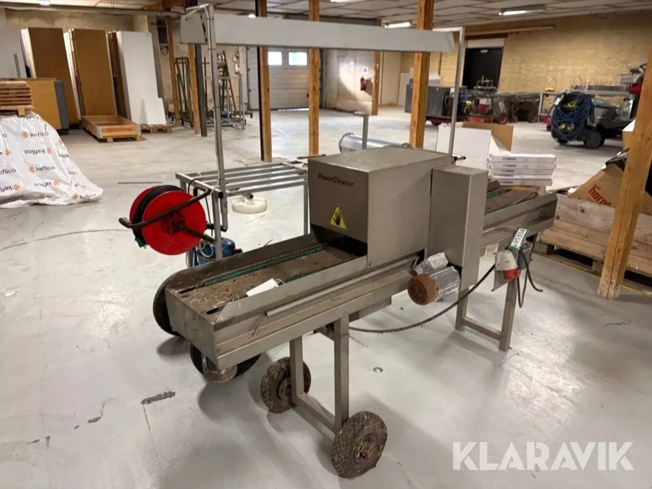 Billede 5 - Vaskemaskine, sorteringsvogn og håndteringsrør Kokkedals GP vask 3 maskiner