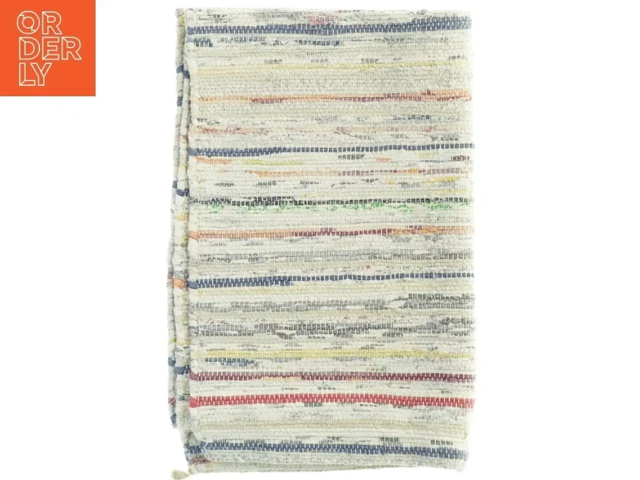Billede 4 - Multifarvet vævet tæppe (str. 90 x 55 cm)