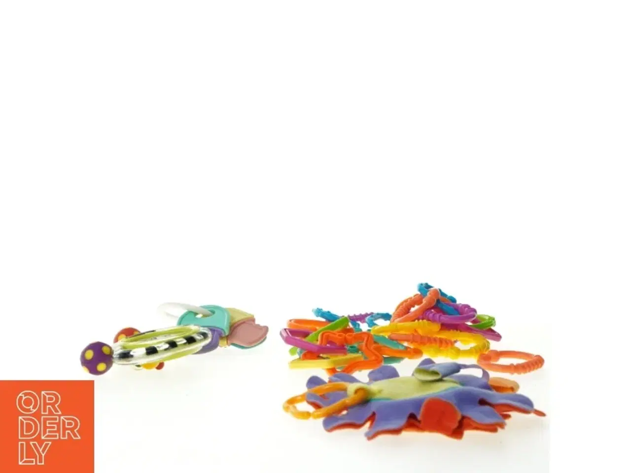 Billede 4 - Legetøj til baby 4 dele - rangle, ringe, nøgler og sanse-sol