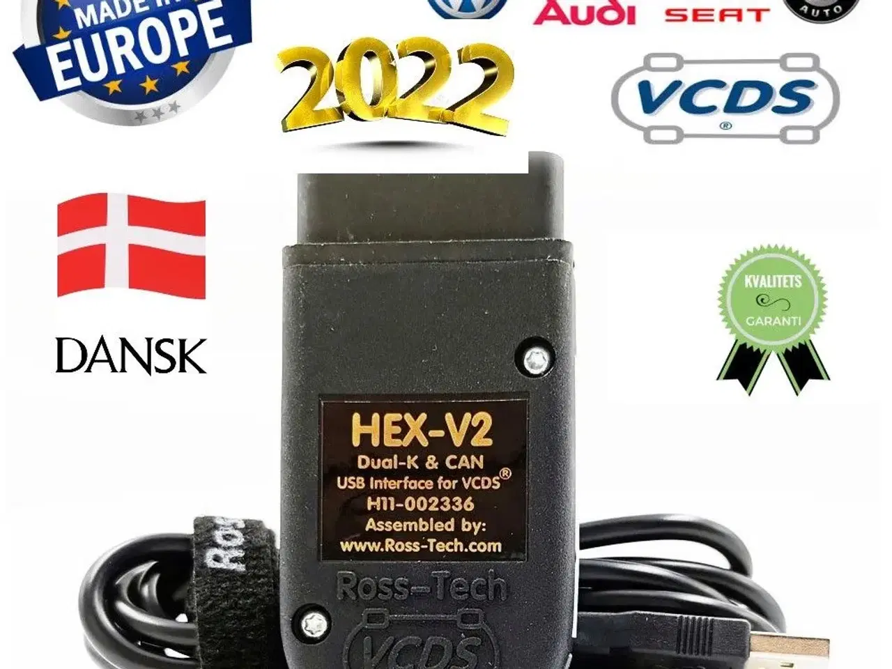 Billede 1 - VCDS HEX + CAN  Dansk 