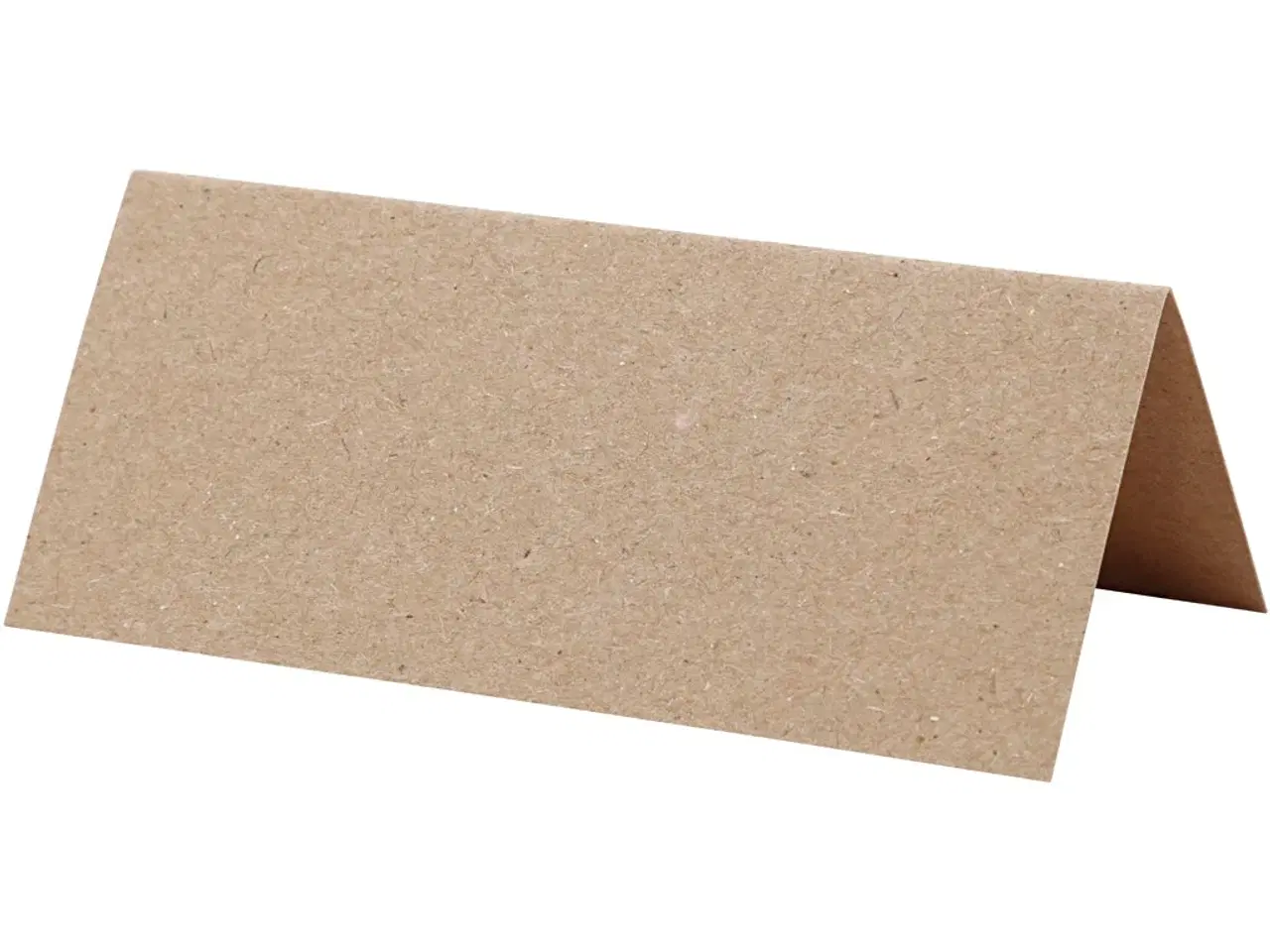 Billede 1 - Klassiske Bordkort 9x4 cm - 20 stk. i Naturkarton