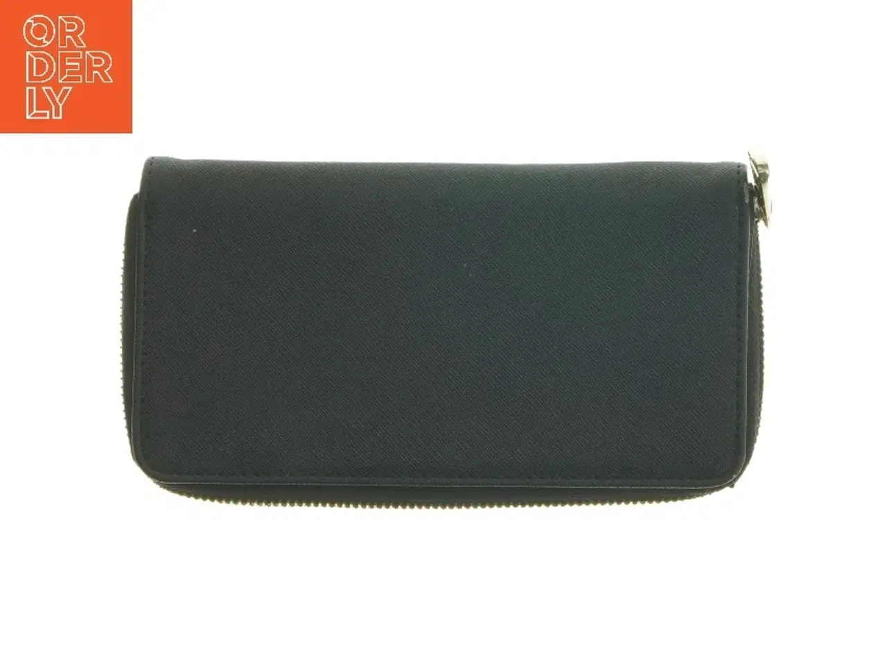 Billede 3 - Sort læderpung med lynlås fra Mango (str. 20x11 cm)