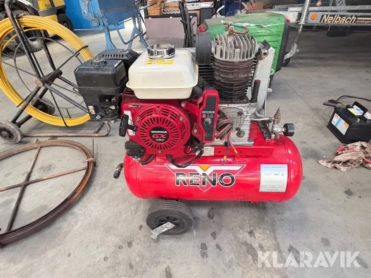 Billede 2 - Kompressor med Honda motor Reno Honda GX160