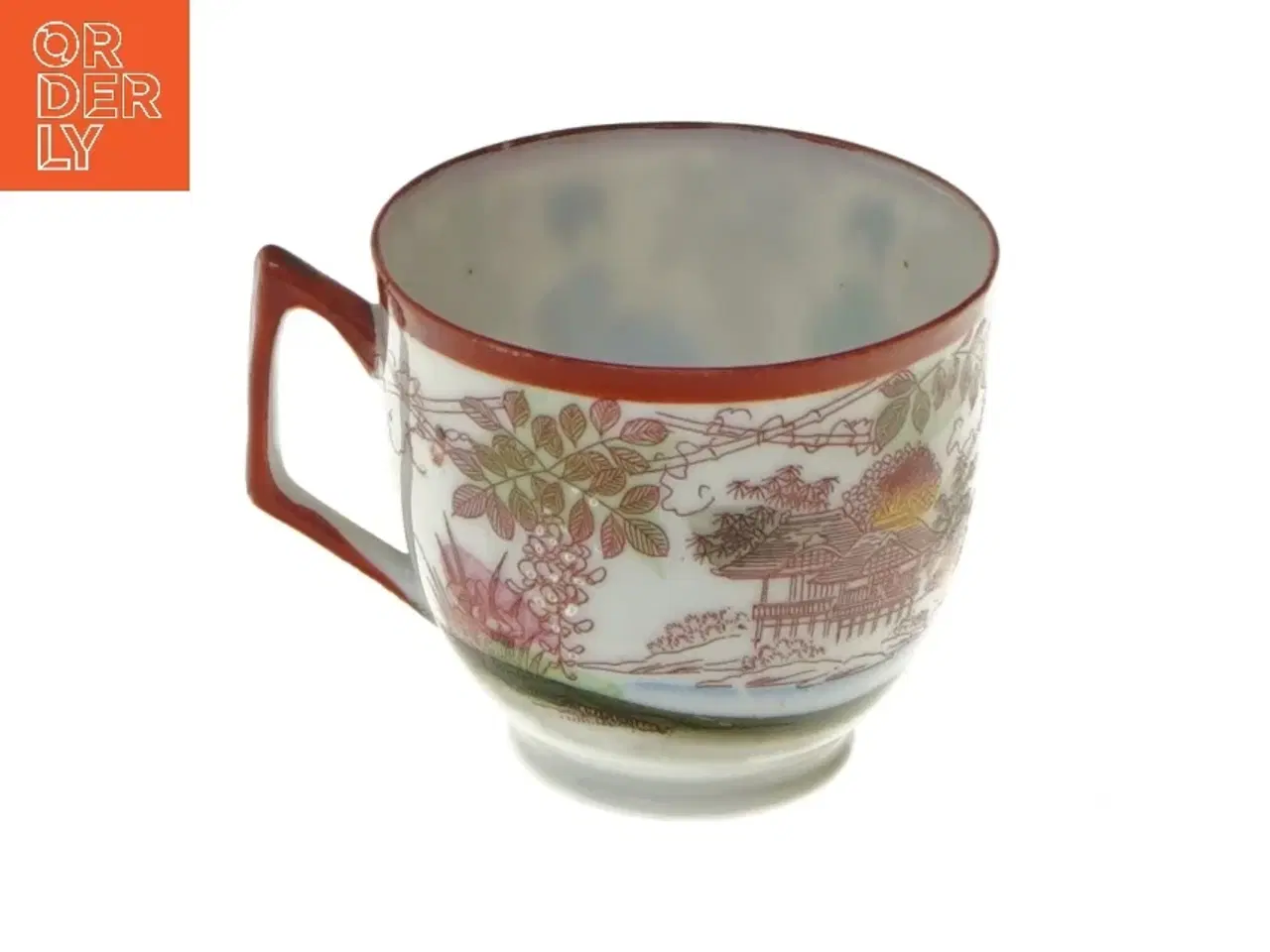 Billede 2 - Dekorative porcelænskopper (str. Ø 7x6,5 cm)