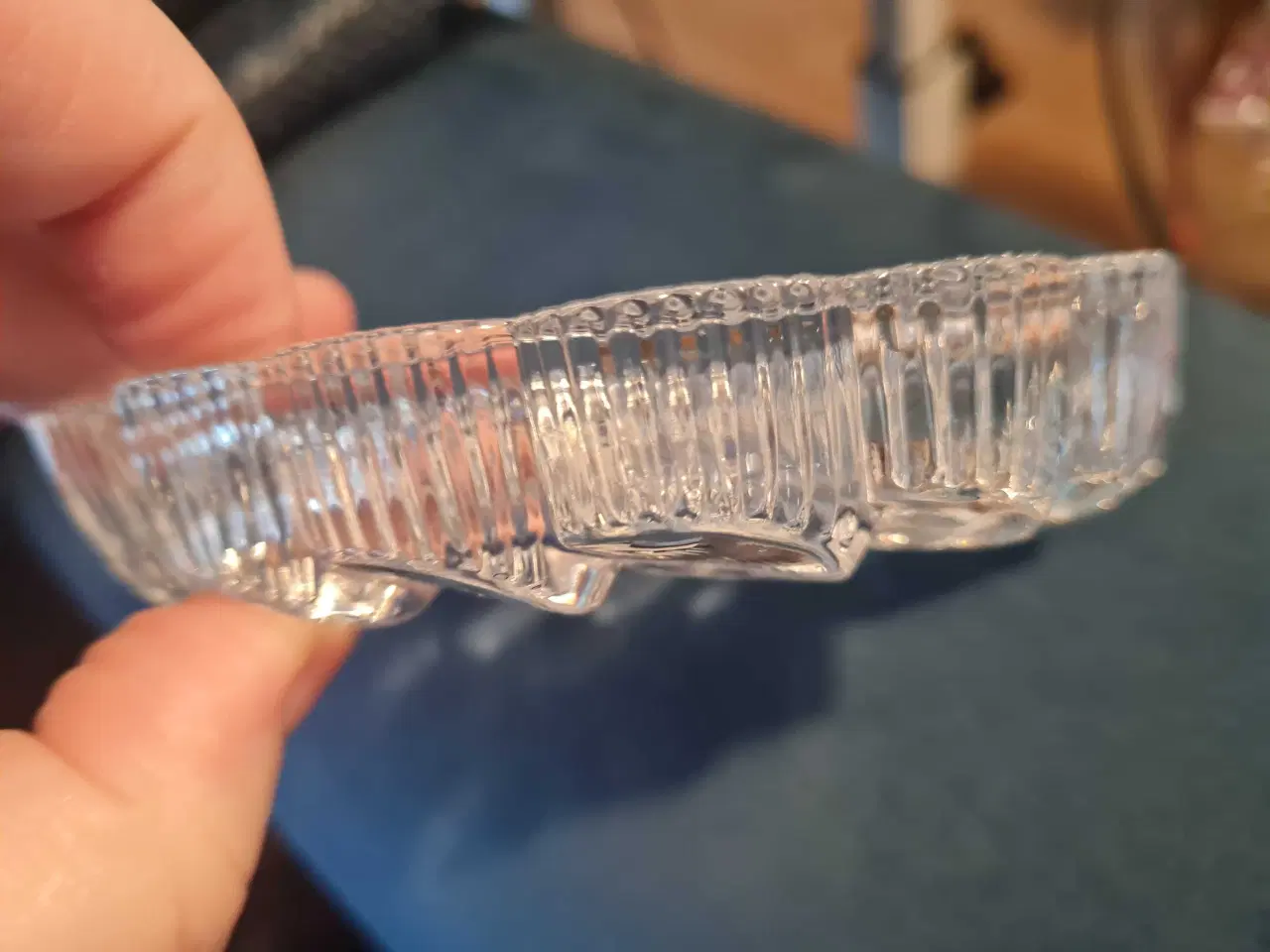 Billede 2 - Klar glas skål/ askebæger