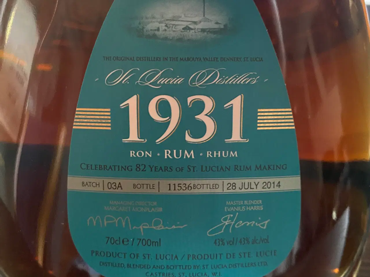 Billede 4 - Rum 1931 fra ST. Lucian tredje edition