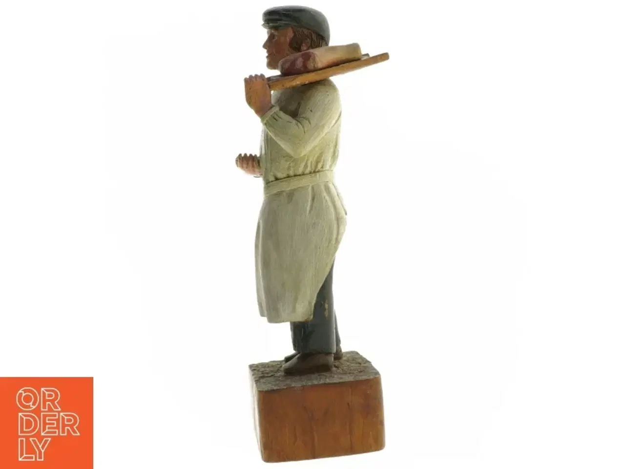 Billede 3 - Skulptur af mand (str. 28 cm)
