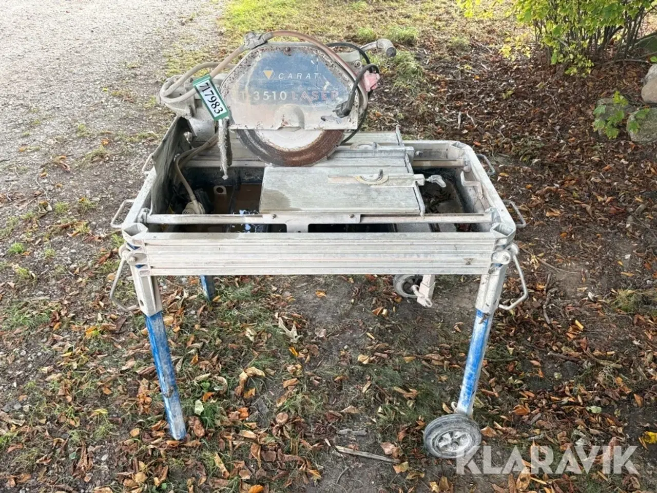 Billede 2 - Stenskæremaskine Carat T-3510 Laser inklusiv klinge