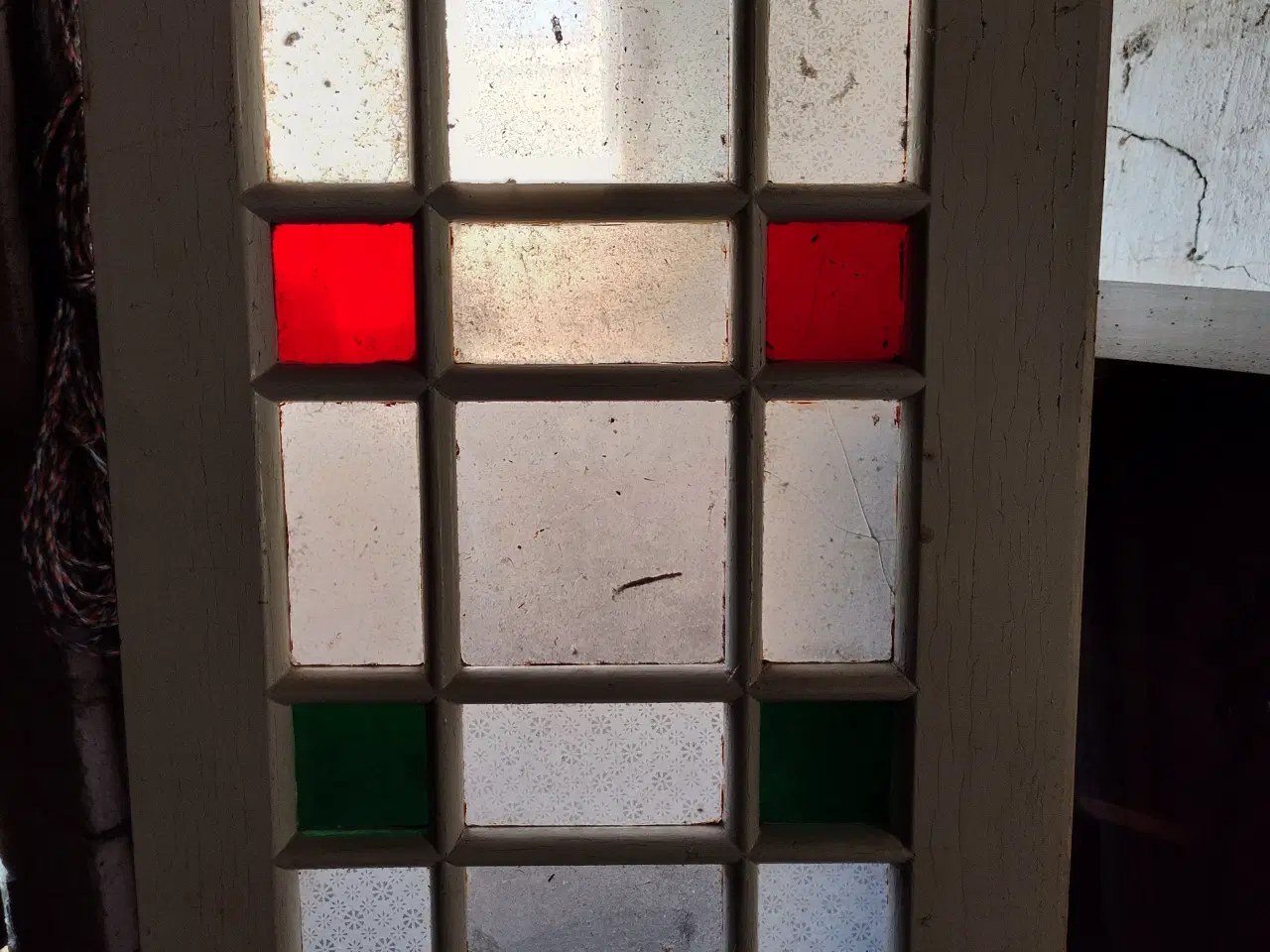 Billede 2 - Indvendige døre med farvet glas