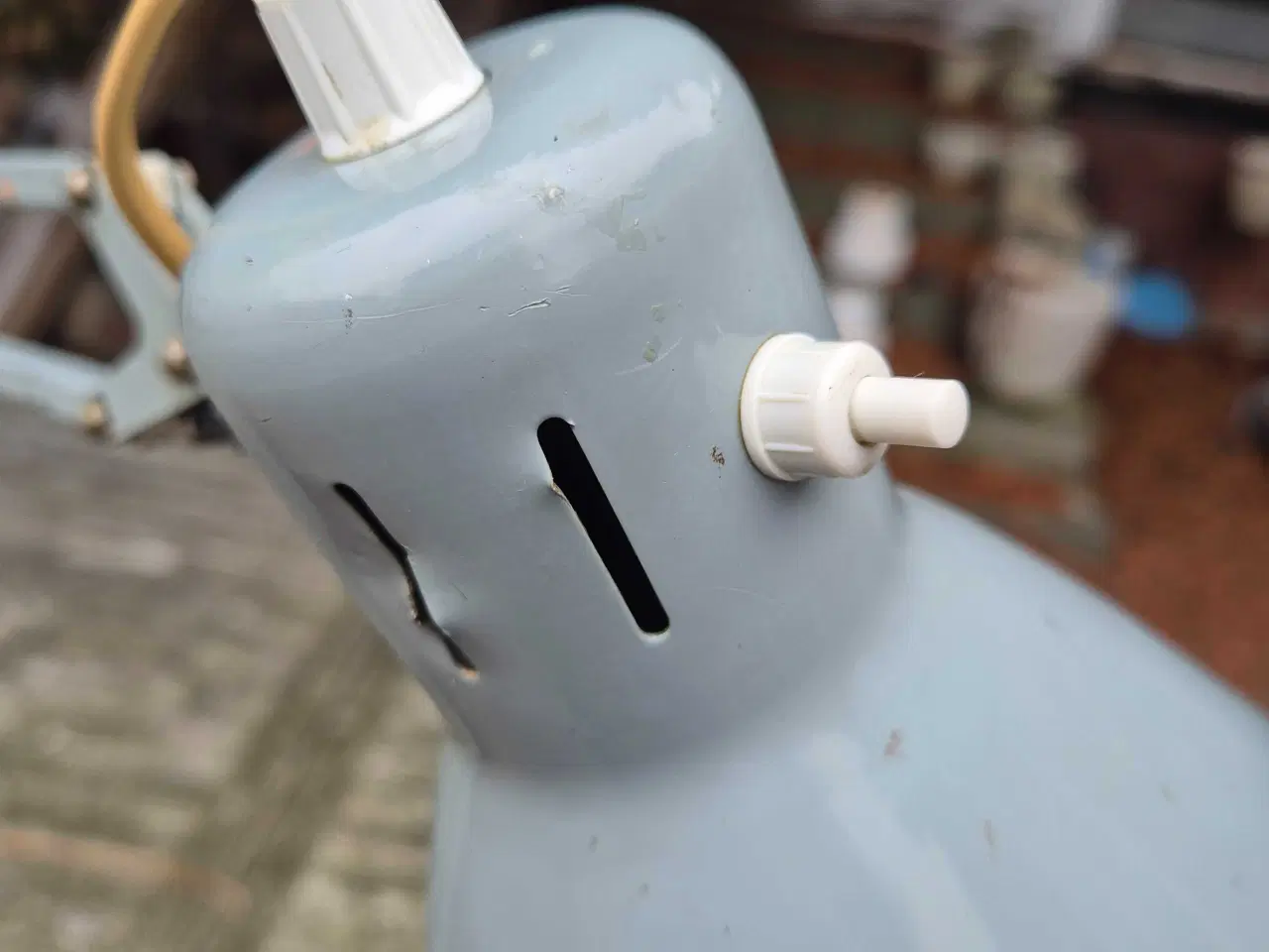 Billede 4 - Grå retro arkitektlampe med rækkevidde 