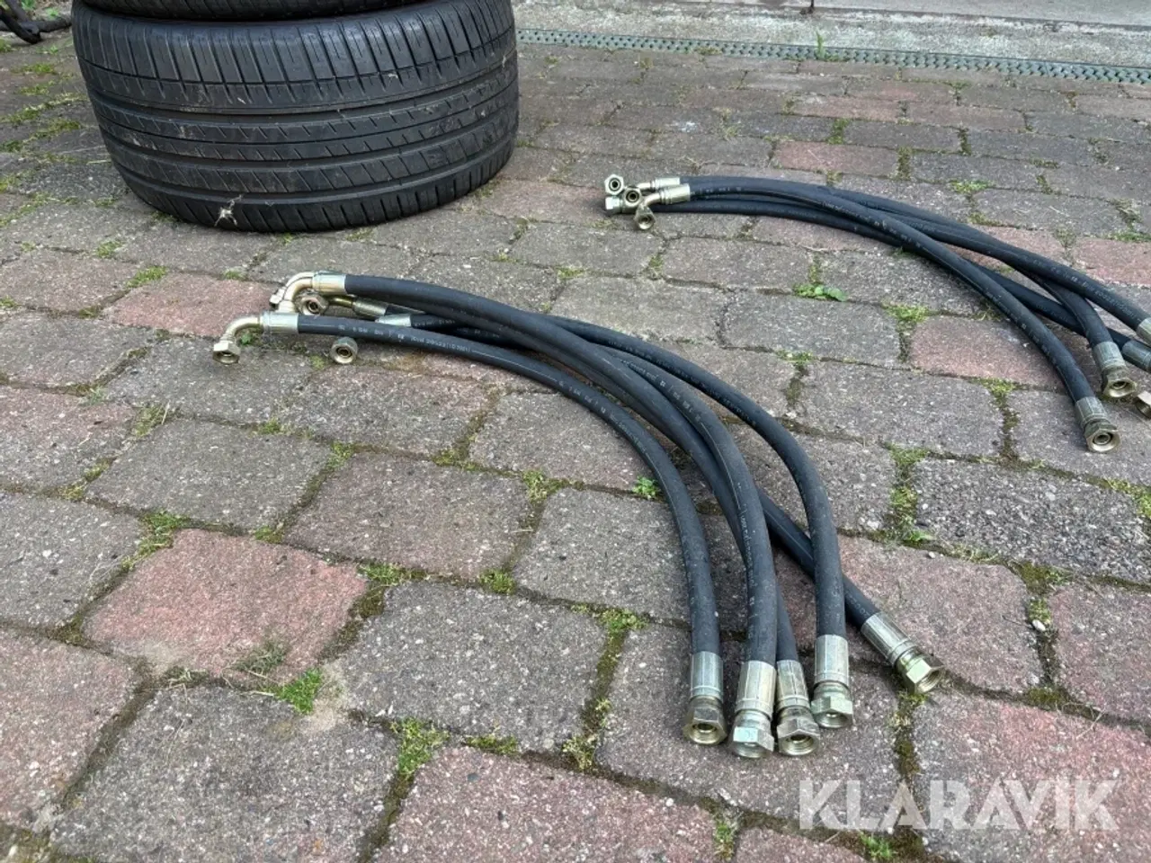 Billede 1 - Hydraulik slanger 5 stk