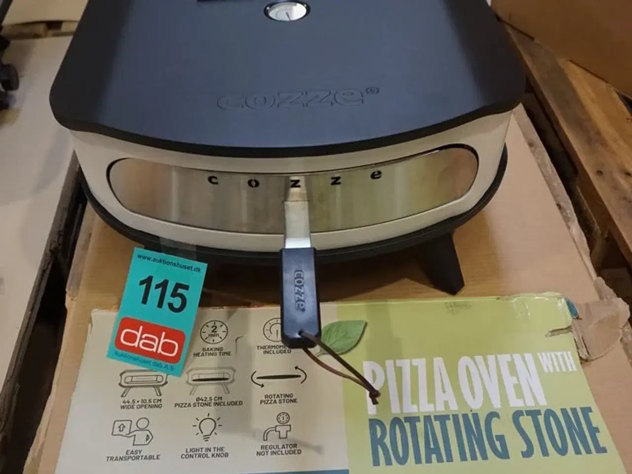 Billede 3 - Cozze Rotate 17" pizza ovn til gas