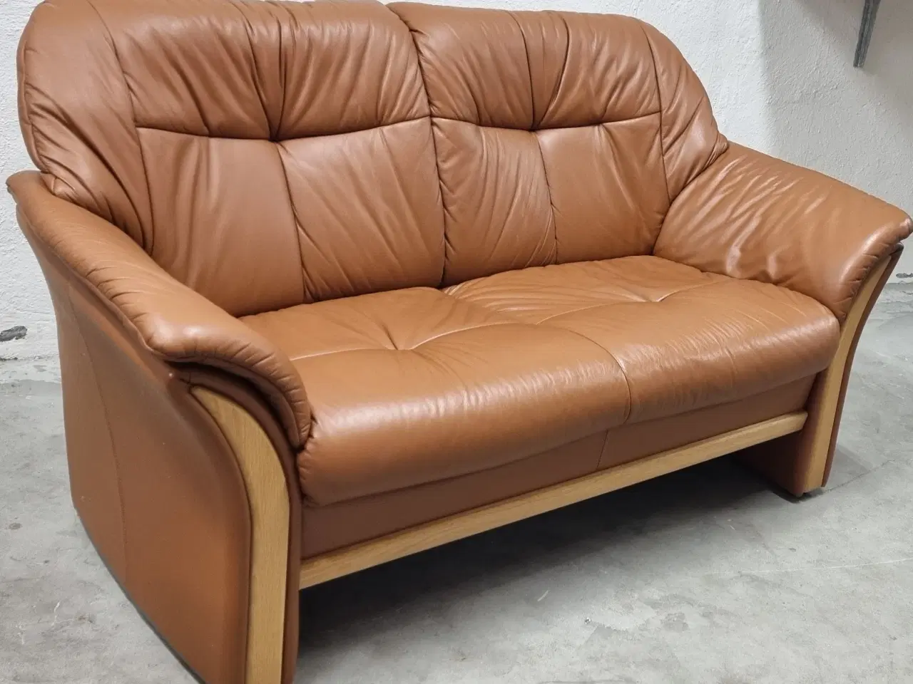 Billede 2 - LÆDER SOFA