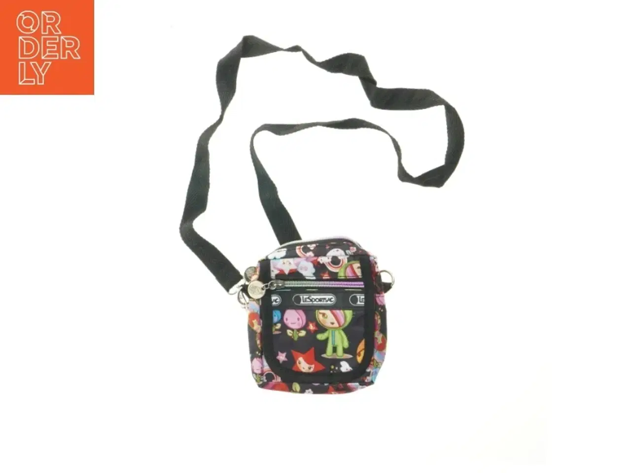 Billede 1 - Farverig skuldertaske fra Lesportsac (str. 16x14 cm)