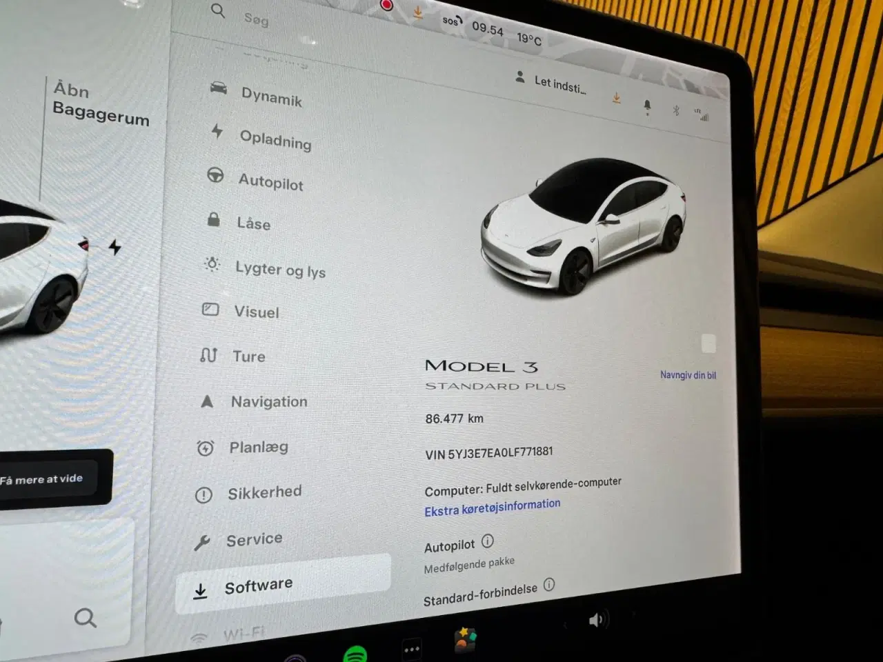 Billede 8 - Tesla Model 3  Standard Range+ RWD