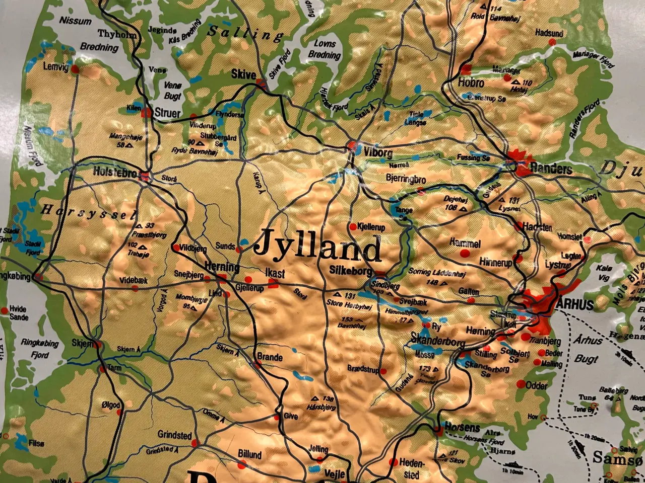 Billede 5 - 3D Danmarks kort