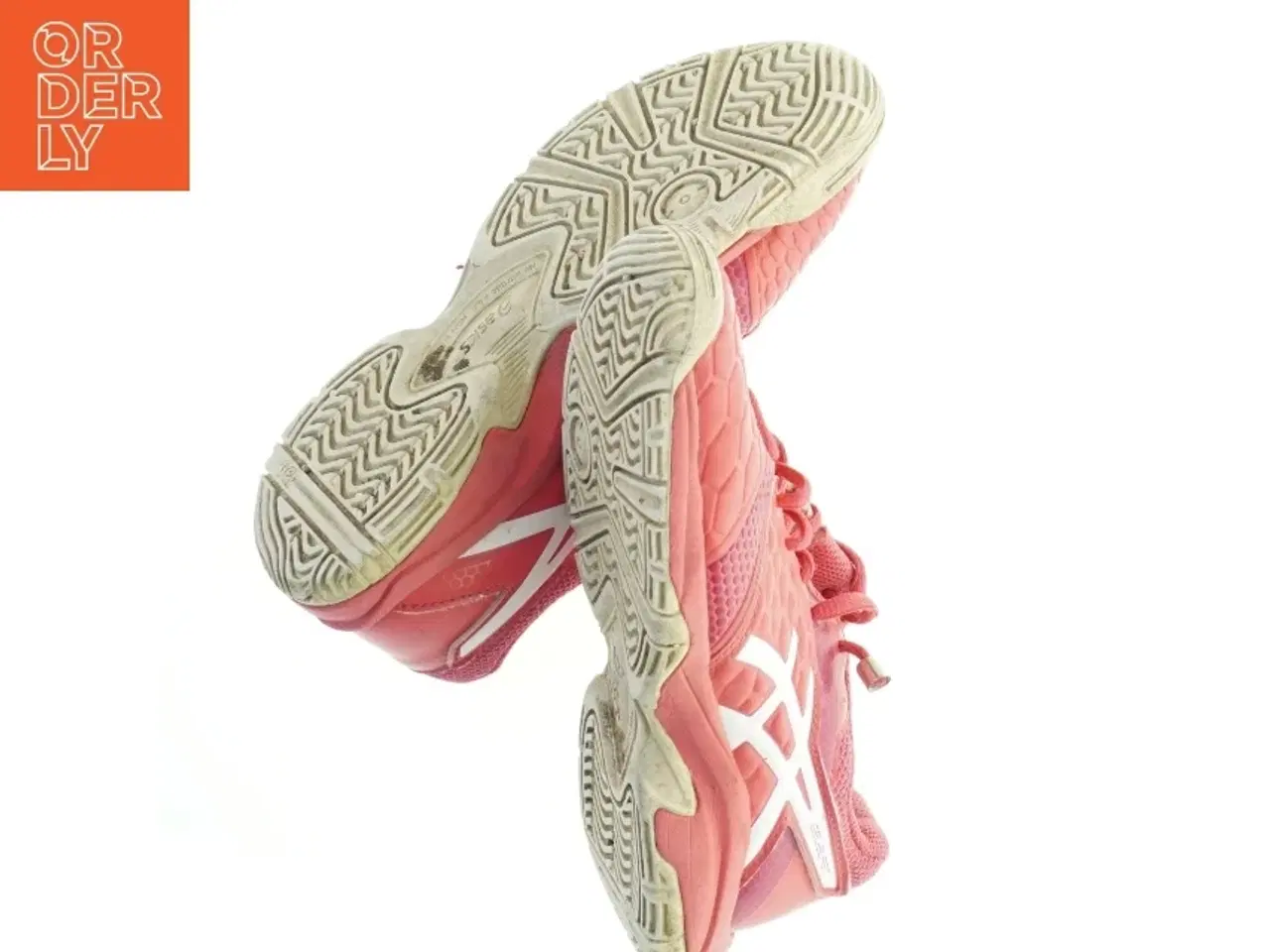 Billede 3 - Brugte røde løbesko fra Asics (str. 33,5 )