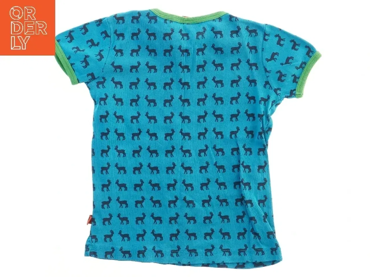 Billede 2 - T-shirt med dyreprint (str. 116)