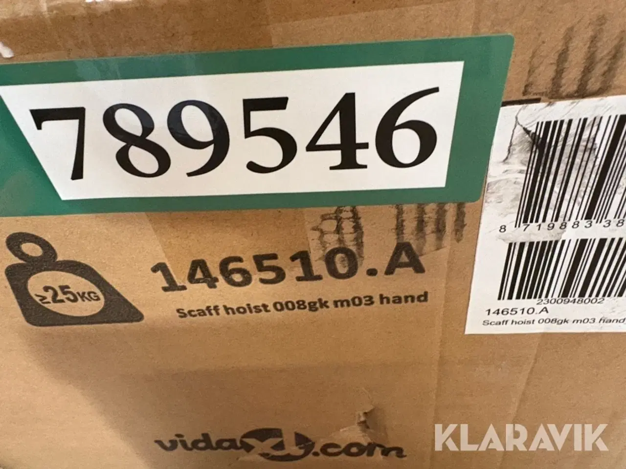 Billede 11 - Elektrisk hejs Haba Trading Electric hoist 1 styk med ekstra fjernbetjening