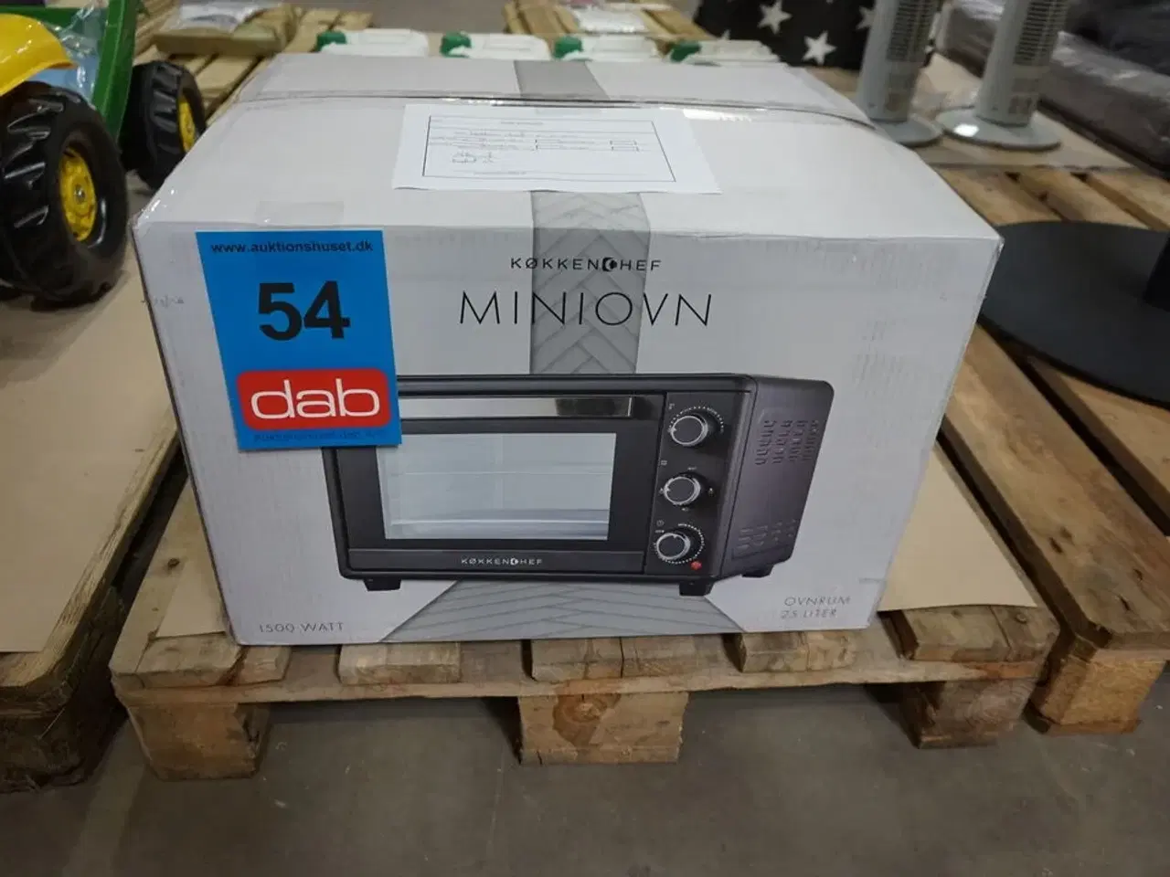 Billede 2 - Køkkenchef miniovn 25 liter 1500W sort